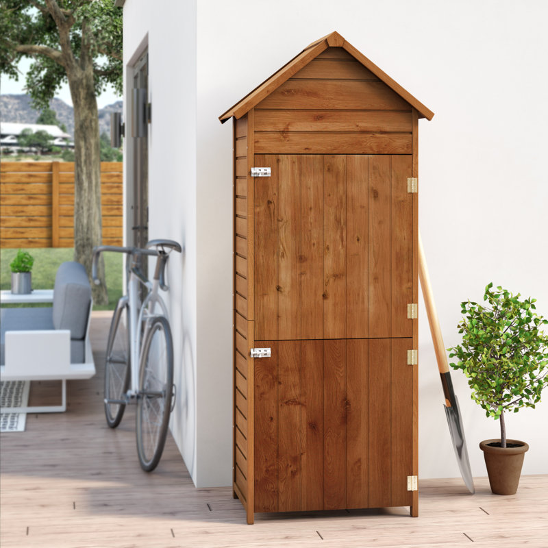 Garten Living 79,2 cm x 48,8 cm Werkzeugschuppen Castine aus Holz